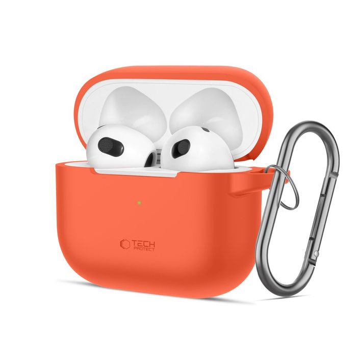 Tech-protect Silicone Hook Apple Airpods 3 Neon Orange