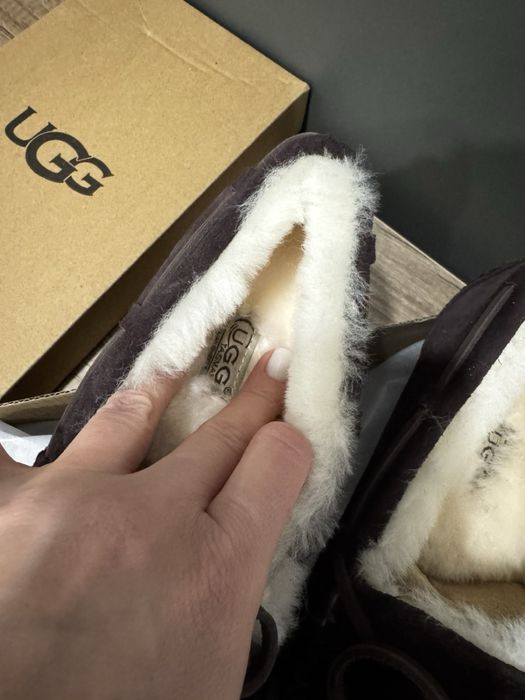 Ugg Tasman Угг шоколад лоферы-мокасины