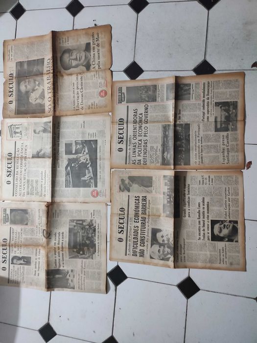 21 Jornais O Século de 1976 e 1977
