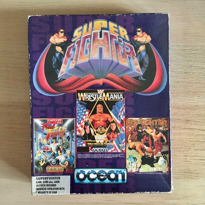 Caixa Superfighter Commodore Amiga