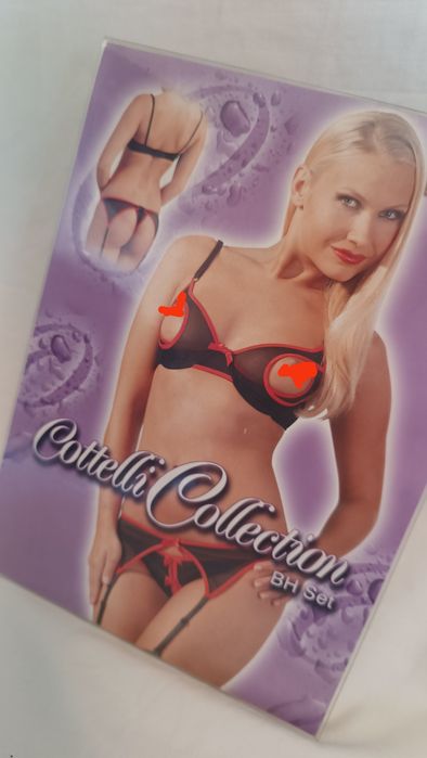 Conjunto Lingerie. Soutien, Tanga e Ligeiro. Tam. 75B/S