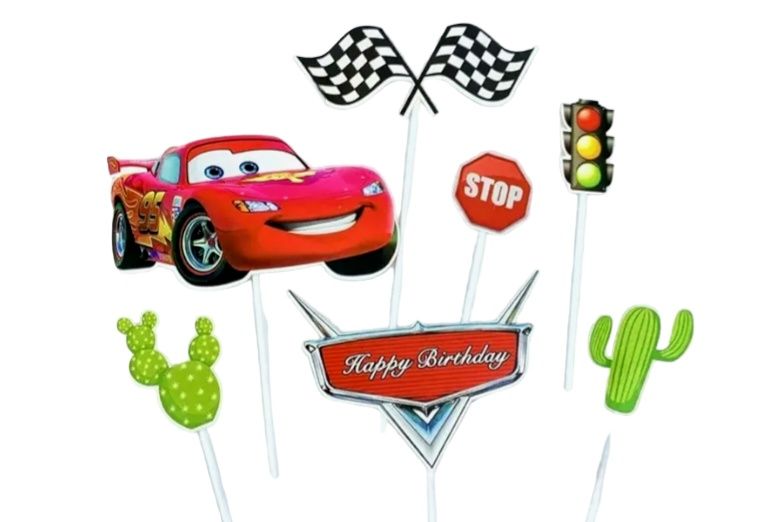 Topper Auta ZYGZAK McQUEEN 7szt