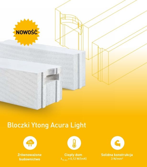 Suporeks Ytong Solbet H+H Termobet, płatność po dostawie, zwrot palet