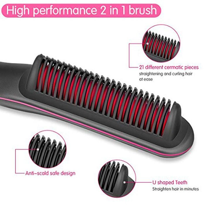 2в1 Выпрямитель для волос с утюжком.