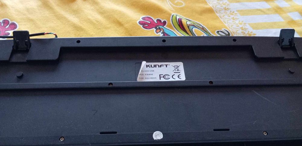 Teclado de fio grande com teclado núnerico da Kunft64862115054594122