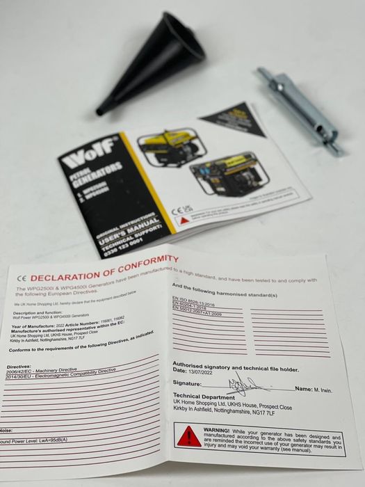 Wolf Petrol Інверторний генератор WPG2500i 2000w 2.5KVA