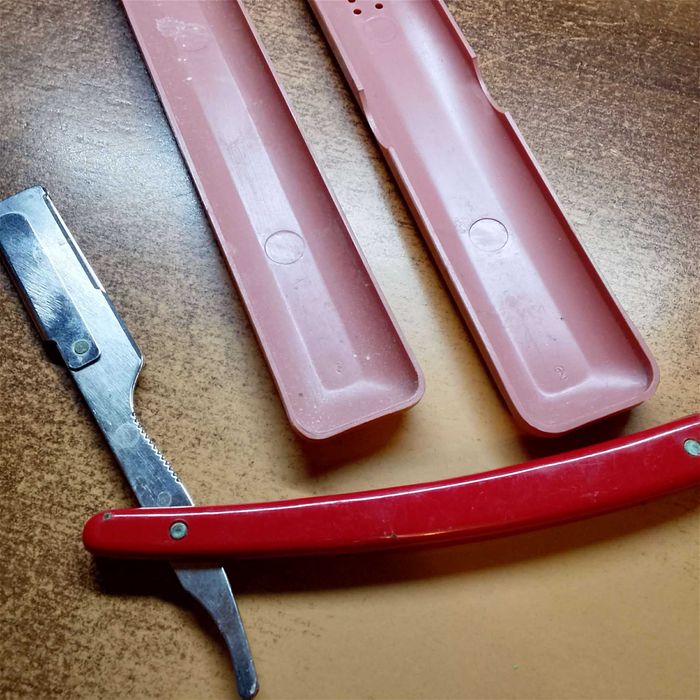 Опасная бритва времен СССР.