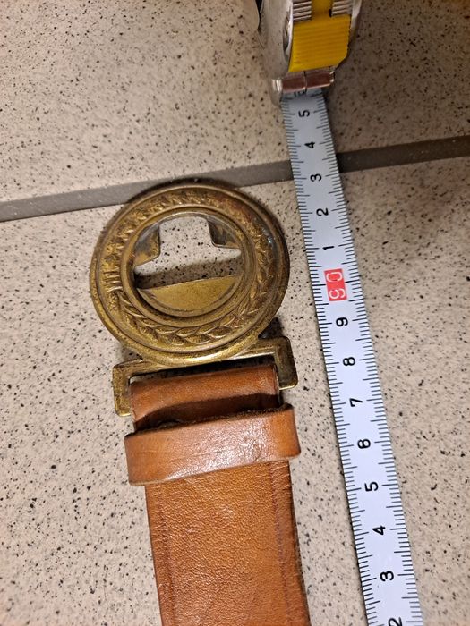 Pas harcerski skórzany