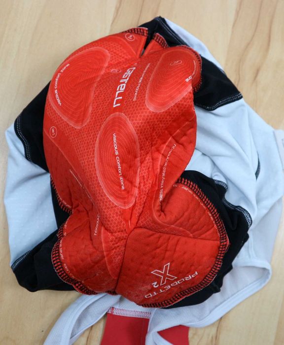 Castelli Rosso Corsa spodenki kolarskie bib szorty rowerowe S