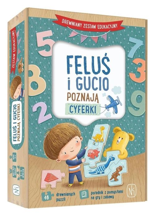 Feluś i Gucio poznają cyferki ,270x180 mm