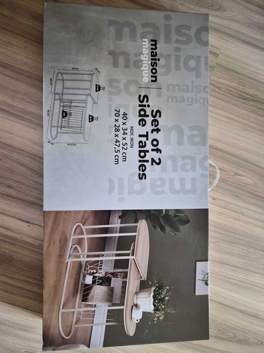 Podwójny stolik kawowy