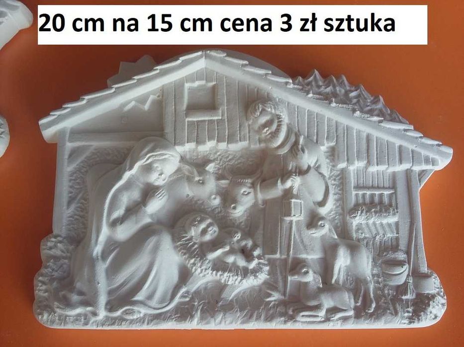 figurka gipsowa szopka z gipsu szopki gipsowe jezusek dekor świeta