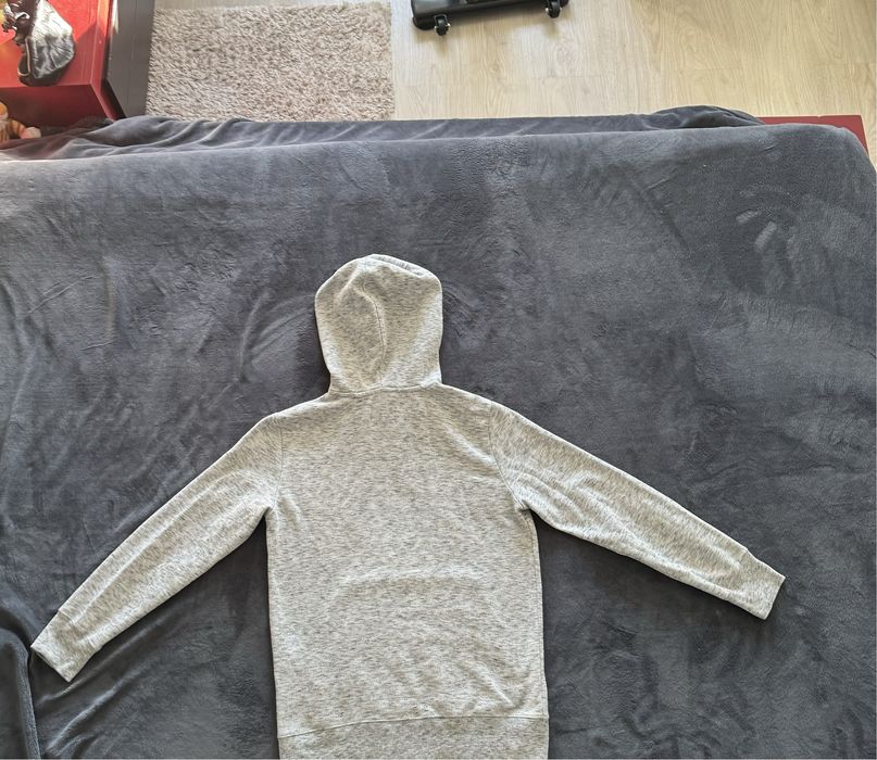 Sweat cinzenta bershka