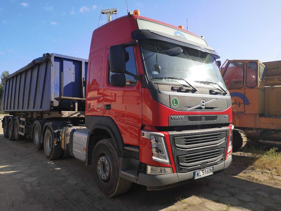 Usługi transportowe HDS, platforma, niskopodwozie, wywrotka, Warszawa