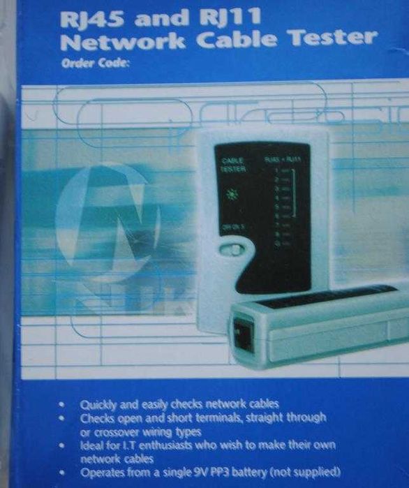 Тестер кабельний Pingcool LM-468 RJ-11/RJ-45