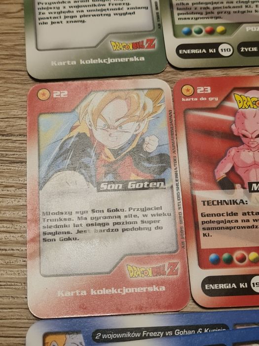 Karty kolekcjonerskie 35szt. Dragon Ball chio