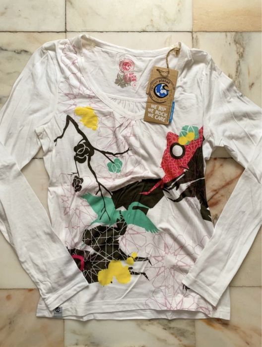 Tshirt Rip Curl manga comprida, tamanho M (Novo/ Com Etiqueta)