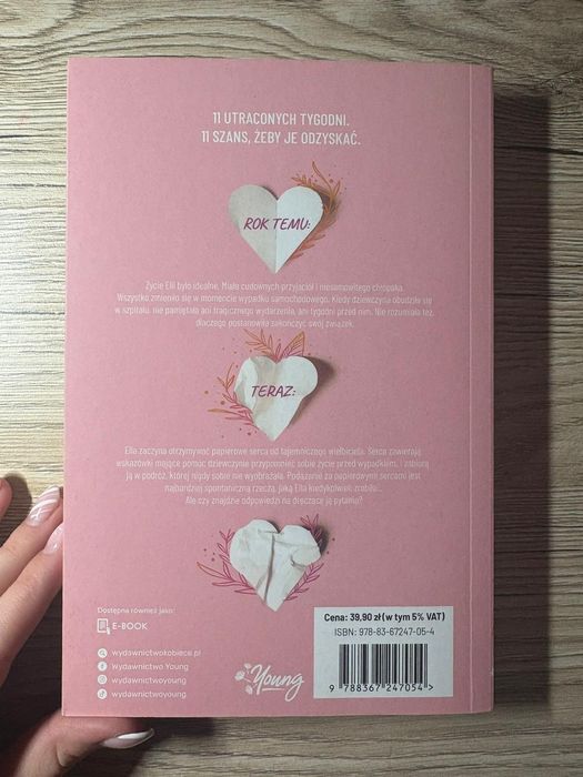 Książka 11 papierowych serc