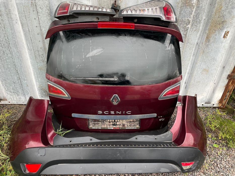 Кришка багажника ляда бампер стоп сценік 3 сценик 3