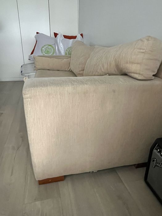 Sofa beije, 2 lugares