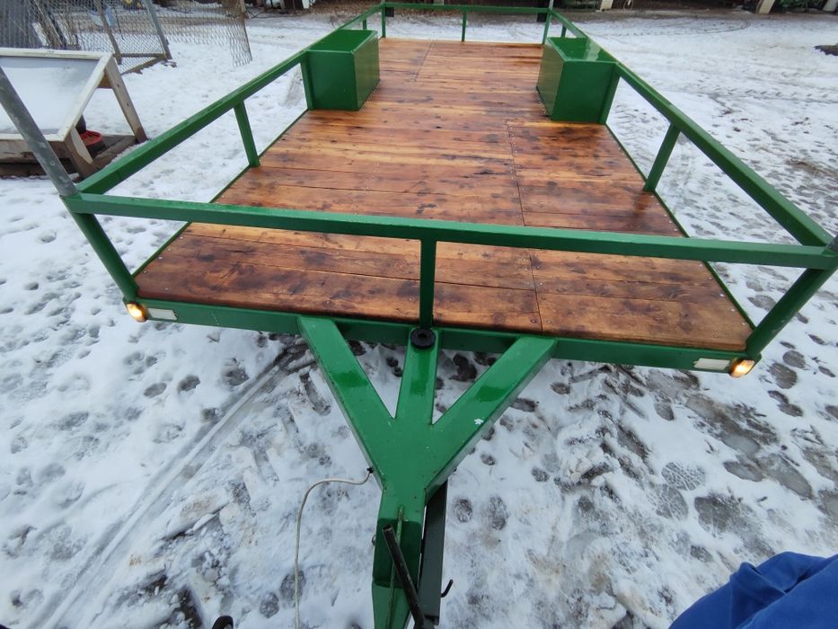 Platforma niskopodłogowa 55cm niskopodwoziowa przyczepa dłużyca do sło