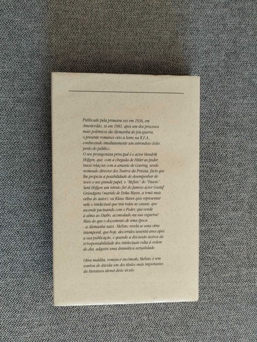 Livro "Mefisto" de Klaus Mann