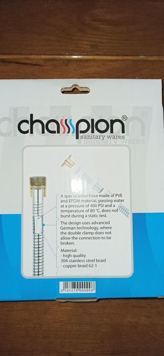 Шланг розтяжний Champion гибкий шланг для душа