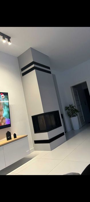 Kominki kominek obudowa z montażem wkład kominkowy  montaż kominka