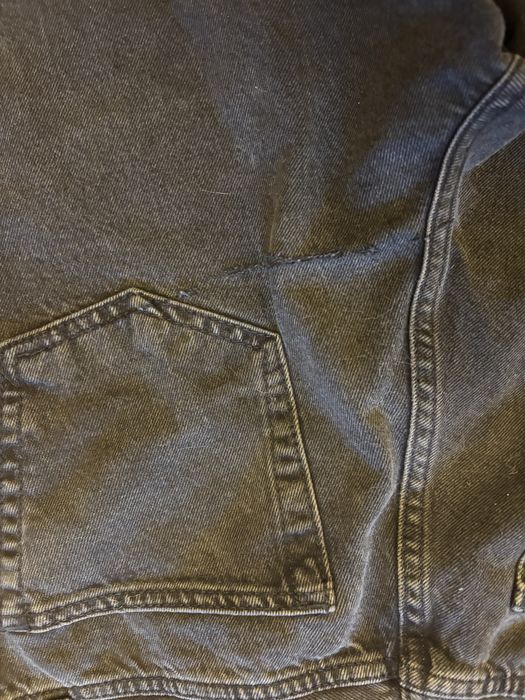 Zara flared zip jeans