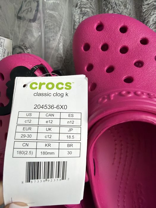 Нові клоги крокс crocs 29