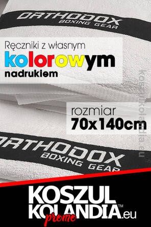 Biały ręcznik frotte bawełna 30x50 z twoim nadrukiem Express
