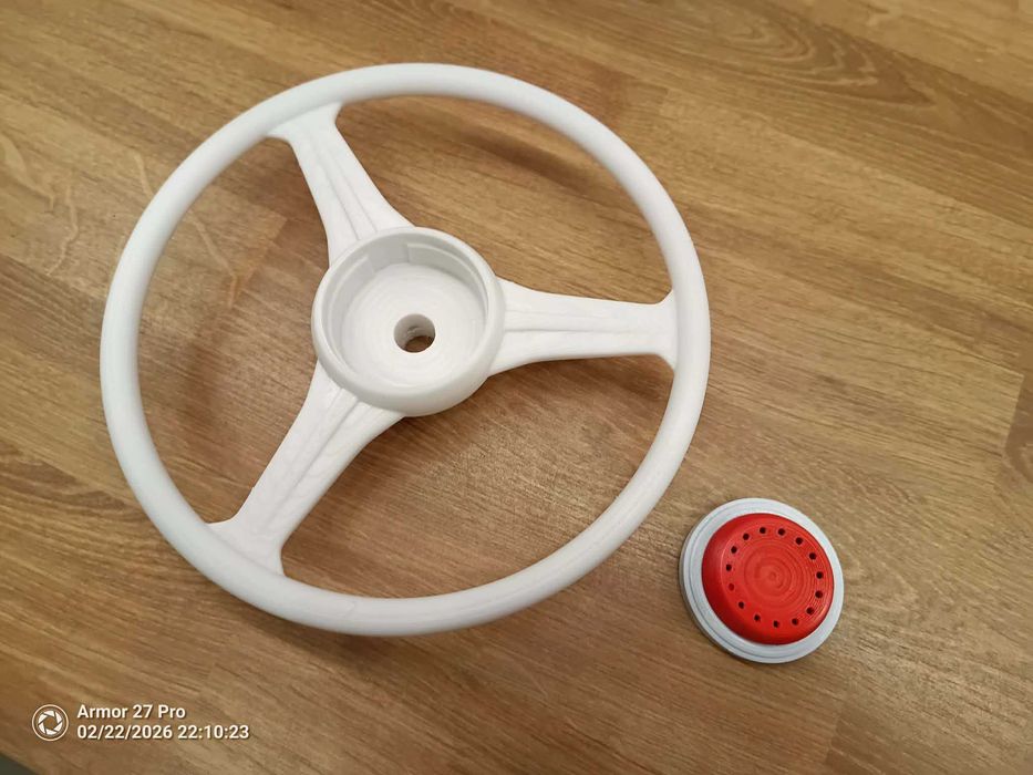 NOWA ! Kierownica Moskwicz AZAK na pedały.