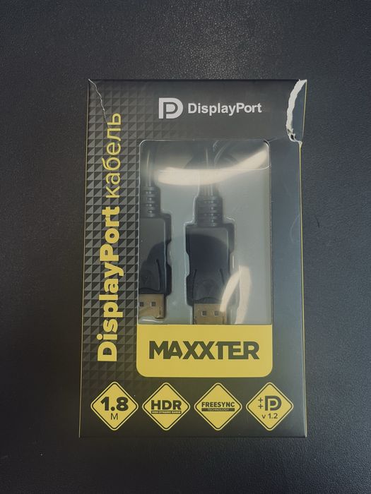 Кабель Maxxter CCBP-DP-DP-1.8 DisplayPort v1.2 1.8 m (CCBP-DP-DP-1.8)