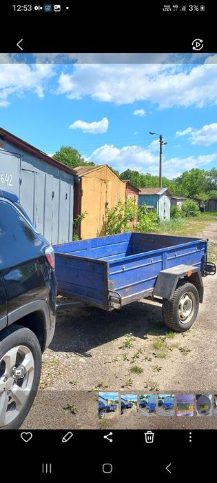 Оренда  400грн/доба.Причіп  легковий.Продаж