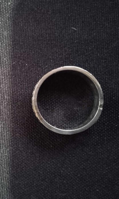 Aliança de prata T22 anos 60