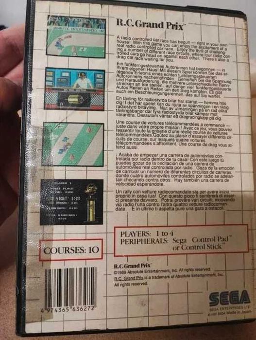R.C. Grand Prix e Enduro Racer Master System