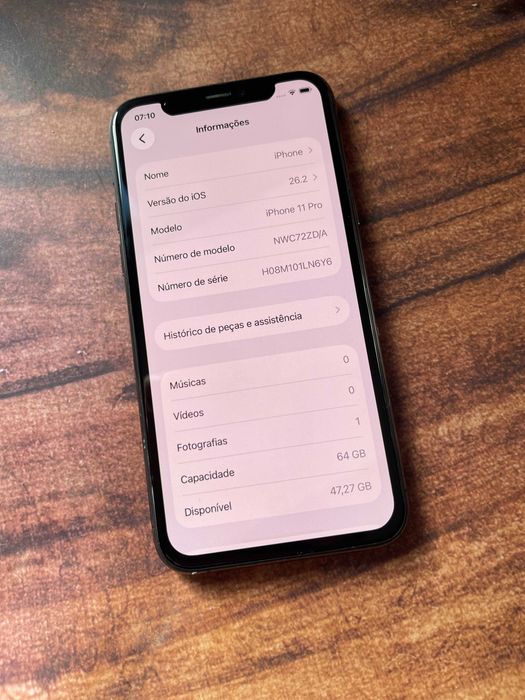 iPhone 11 Pro 64GB Cinza Desbloqueado Com Novo