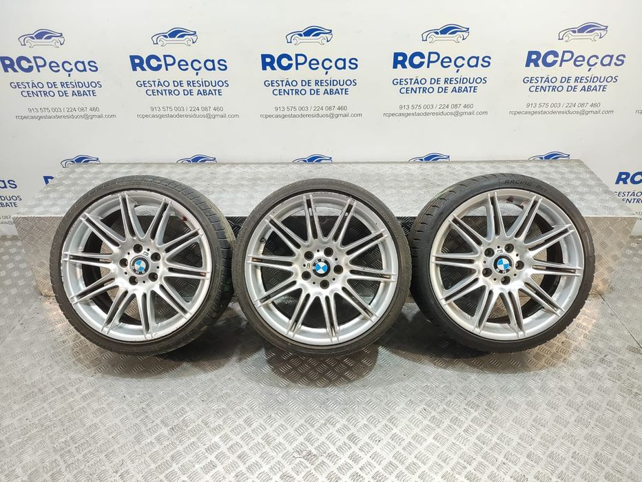 Conjunto 2 Jantes BMW 19 8J ET37 5x120 Style 225M Serie 3 E90 E91 E92