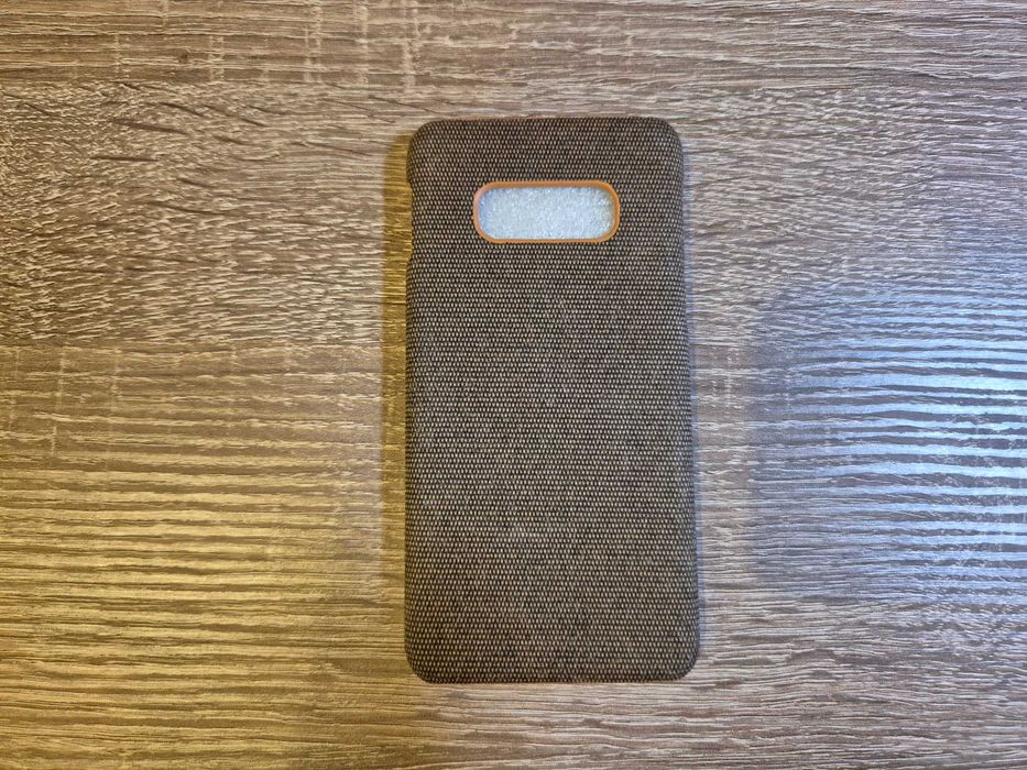 Чехол для Samsung S10e - тканевый приятный на ощупь
