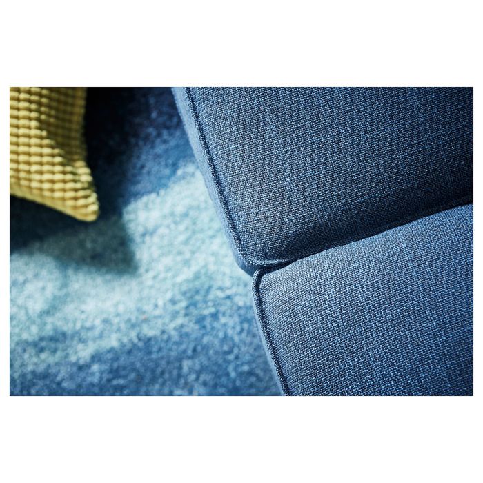 KIVIK pokrycie sofy 3-os. z szezlongiem, Hillared granatowy