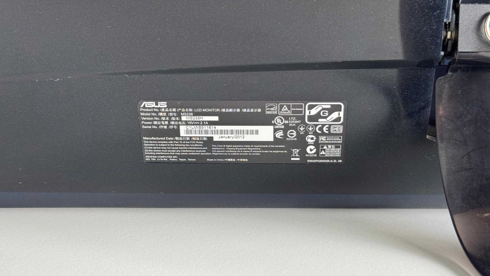 Monitor ASUS (Modelo: MS238) 23" - FULL HD