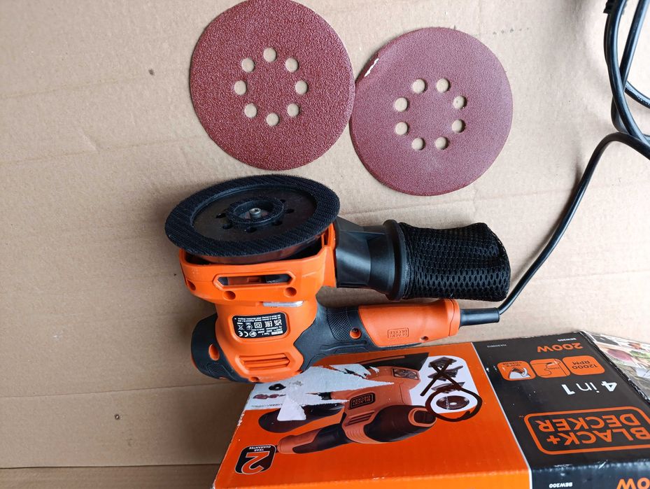 Szlifierka oscylacyjna mimośrodowa Black Decker BEW200
