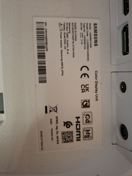 Monitor samsung 32" curved