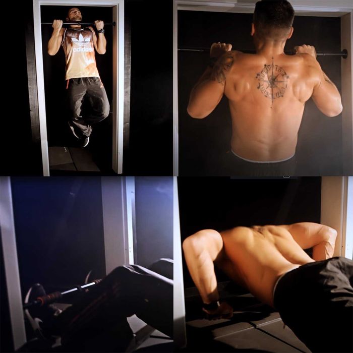 Drążek rozporowy do podciągania 350 kg teleskopowy 2 kolory