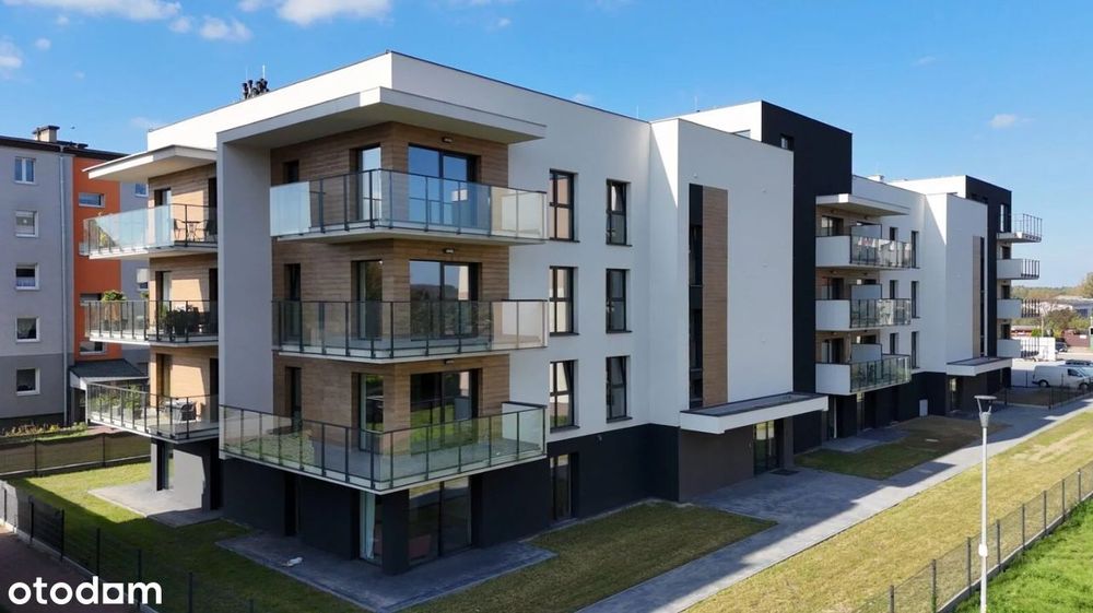 Dwupoziomowy apartament z tarasem w Blachowni