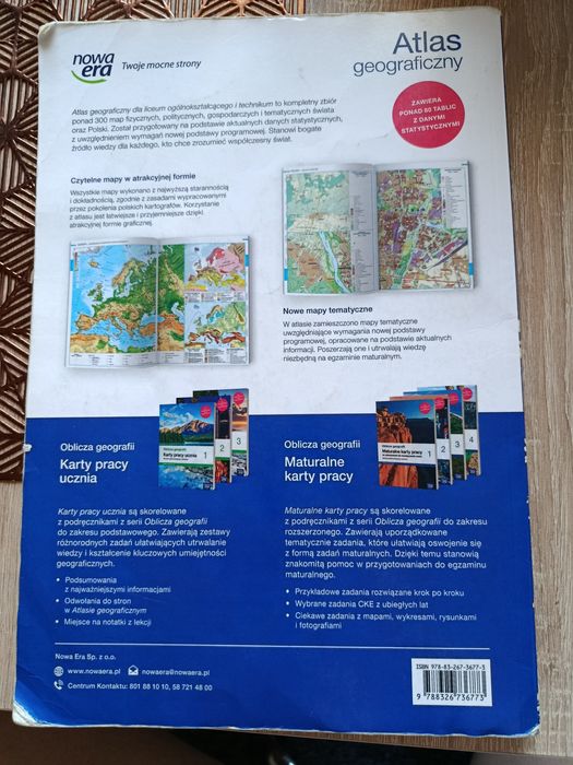 Atlas geograficzny NOWA ERA