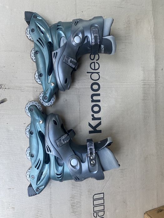 Коньки роликовые б/у 37-38 размер