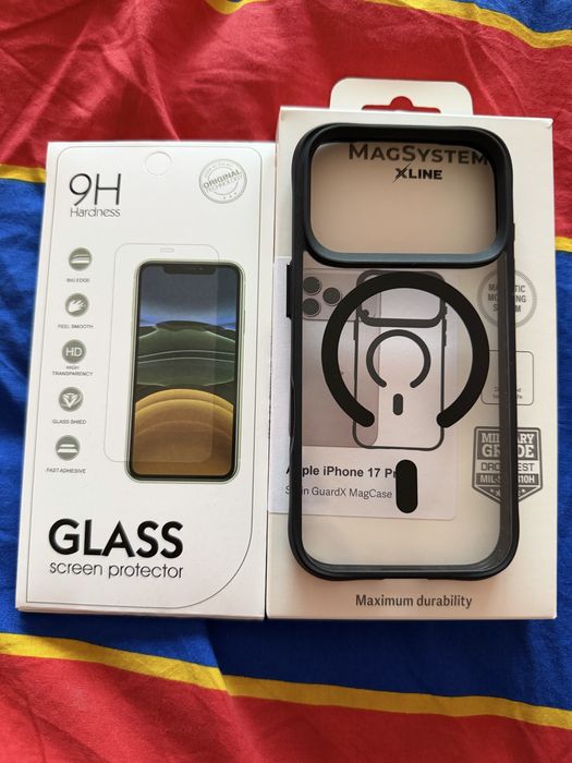 Etui iphone 17pro + 2X szklo ochronne