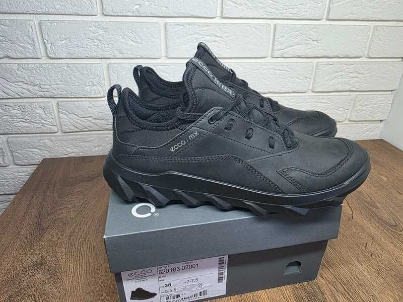 Nowe Buty ECCO MX 38 czarne damskie buty Ecco 38 skórzane