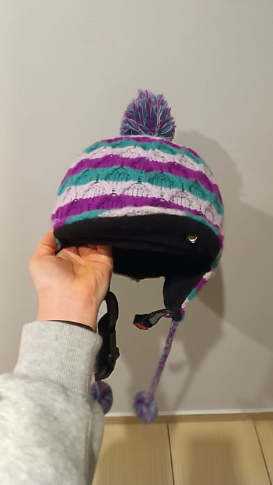 ALPINA – kask narciarski + czapka zimowa | super stan